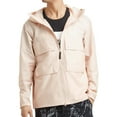 thumbnail image 1 of Kenneth Cole Womens Hooded Windbreaker Jacket, Pink, XX-Large, 1 of 3