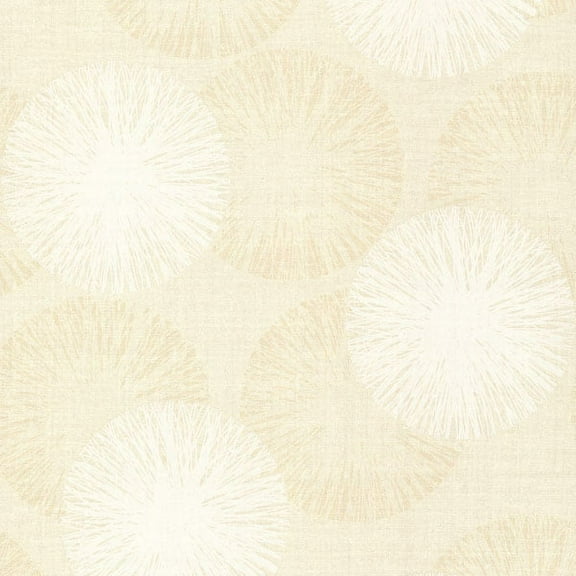 Kenneth James Amalfi Cream Linen Stripe Wallpaper