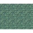 thumbnail image 1 of Kenneth James Intertwined Blue Geometric Wallpaper, 27-in by 27-ft, 60.8 sq. ft, 1 of 3