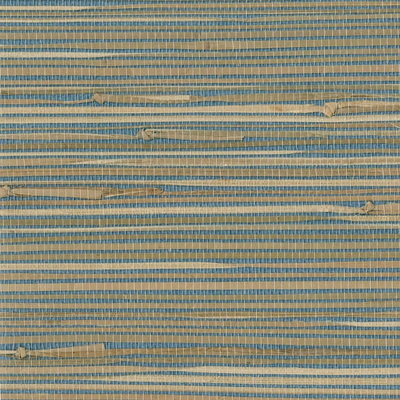 Kenneth James Juan Grey Grasscloth Unpasted Grasscloth Wallpaper, 36-in by 24-ft, 72 sq. ft.
