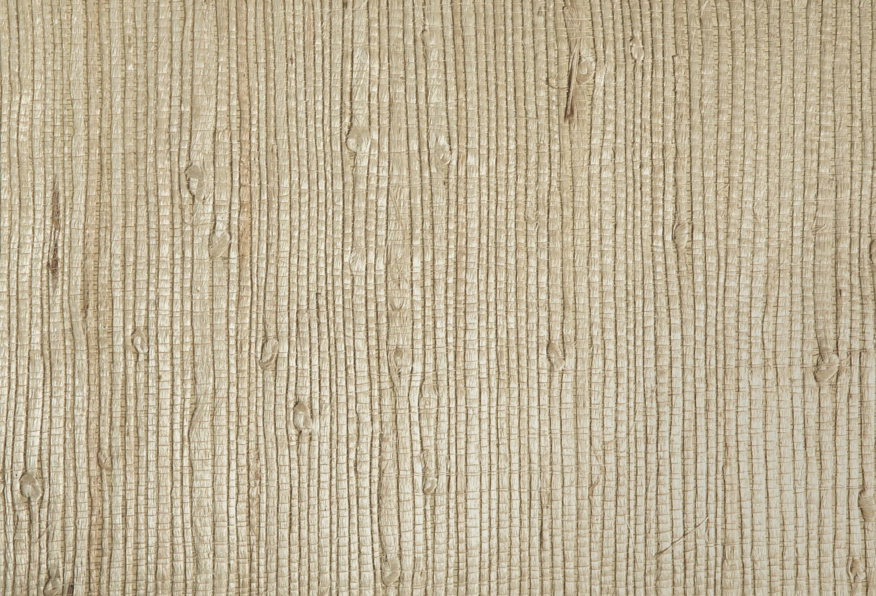 Beige Grasscloth Non-Pasted Washable Wallpaper Roll