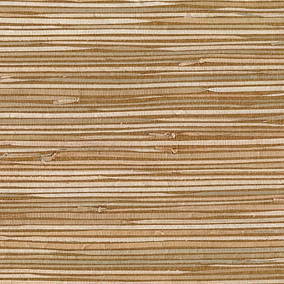 Kenneth James Masuyo Light Brown Grasscloth Wallpaper, 36-in by 24-ft, 72 sq. ft