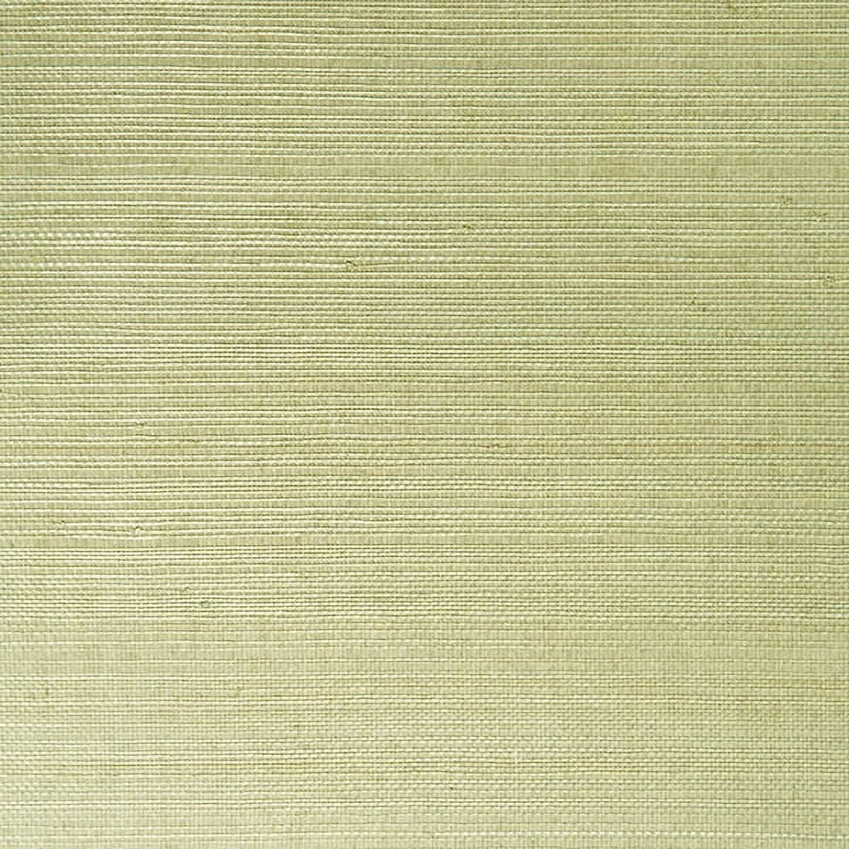 Sage Green Grasscloth Non-Pasted Wallpaper Roll