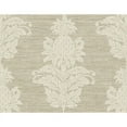 thumbnail image 1 of Kenneth James Pineapple Grove Gold Damask Unpasted Acrylic Coated Wallpaper, 27-in by 27-ft, 60.8 sq. ft., 1 of 4