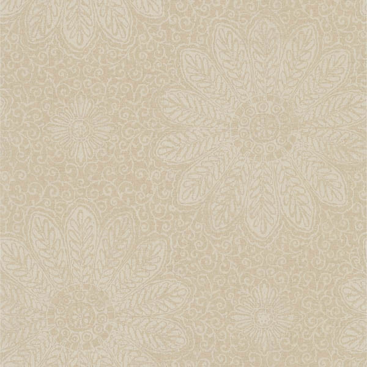 Kenneth James Tribe Brass Modern Floral Scroll Wallpaper - Walmart.com
