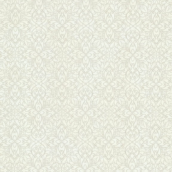 Kenneth James Yasmine Opal Moroccan Mini Medallion Wallpaper, 20.5-in by 33-ft, 56.38 sq. ft.