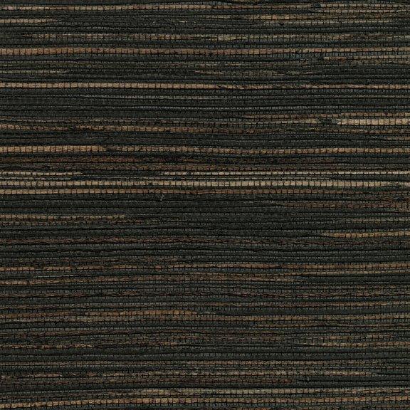 Kenneth James by Brewster 2732-80081 Shandong Charcoal Ramie Grasscloth Wallpaper