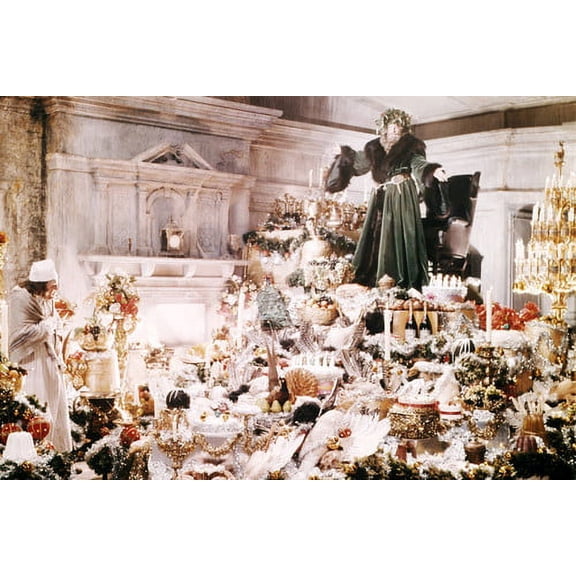 Kenneth More Albert Finney Scrooge Christmas Presents 24X36 Poster