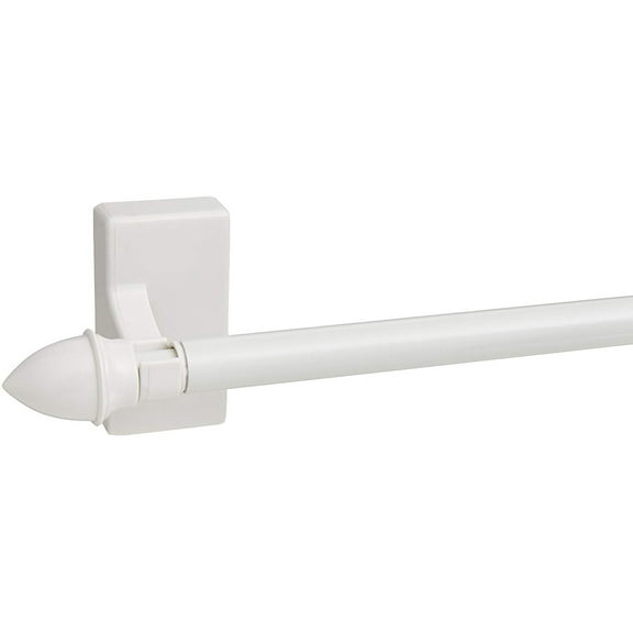 Kenney 1/2" Multi-Use Adjustable Magnetic Rod, 16-28", White