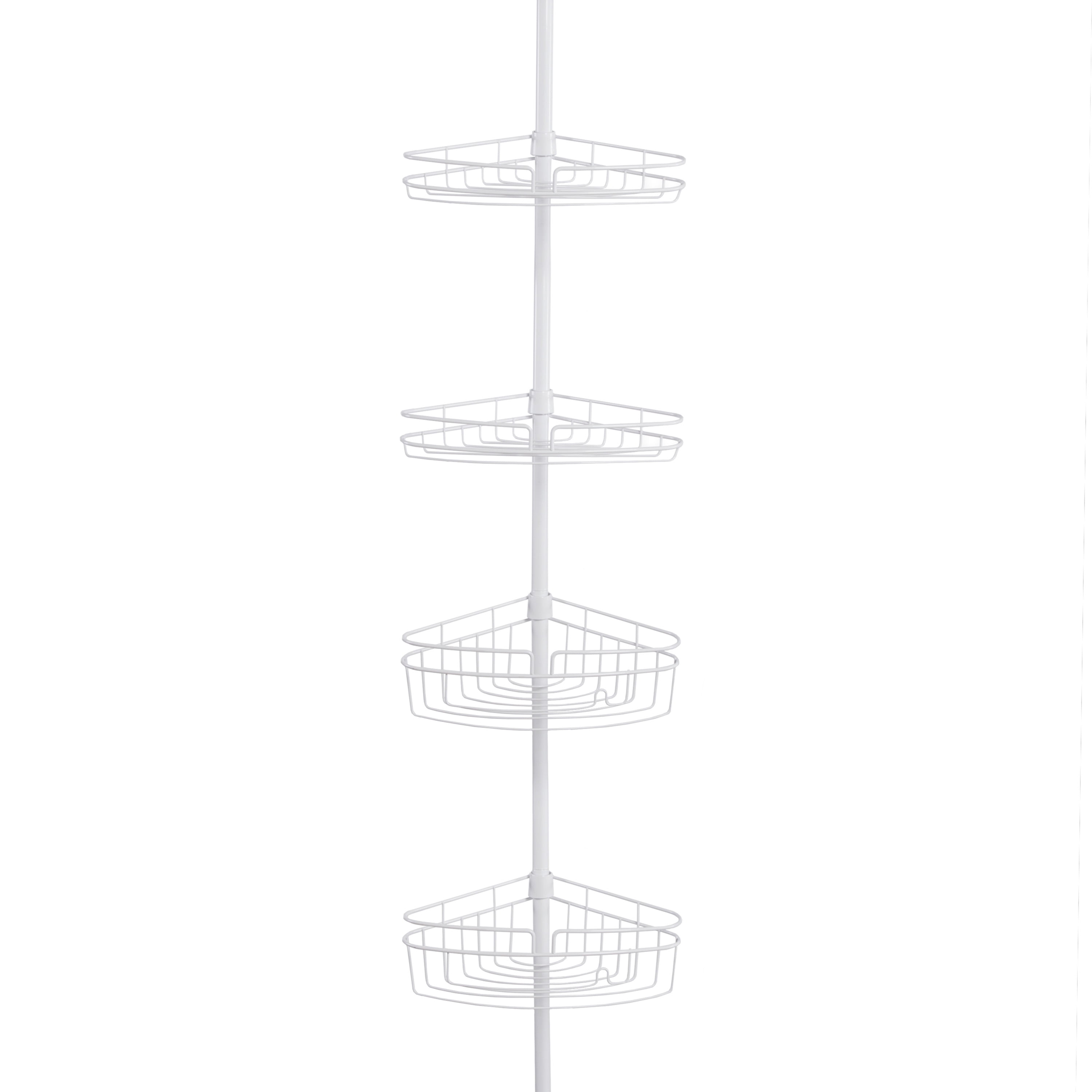 Chrome-plated 4-tier Tension Pole Corner Shower Caddy - Bed Bath & Beyond -  11408275
