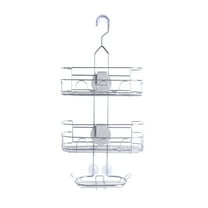 Kenney 4 Way Adjustable Metal Shower Caddy, Chrome