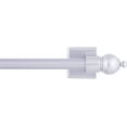 thumbnail image 1 of Kenney 40343 Silver 7/16" Multi-Use Adjustable Petite Cafe Magnetic Rod, 16-28", Satin, 1, 1 of 5