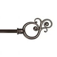 thumbnail image 1 of Kenney 48-84" Chocolate Valencia Window Curtain Rod, 1 of 5
