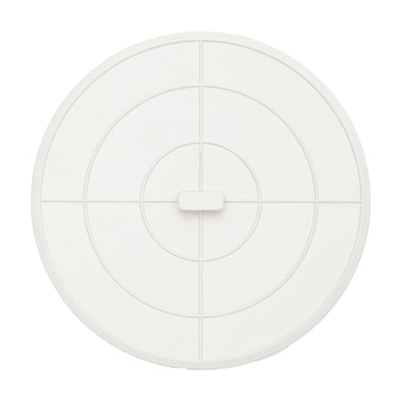Kenney Rubber Drain Stopper, 5" Diameter, White