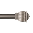 thumbnail image 1 of Kenney® Beckett 5/8" Standard Decorative Window Curtain Rod, 48-86", Pewter, 1 of 11