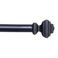 thumbnail image 1 of Kenney Byron 30-84" Value Decorative Steel Adjustable Curtain Rod, 1" Dia., Black, 1 of 6