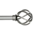 thumbnail image 1 of Kenney Cage 48-86" Steel Adjustable Curtain Rod, 5/8" Dia., Pewter, 1 of 5