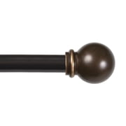 Kenney® Chelsea 5/8" Standard Decorative Window Curtain Rod, 28-48", Oil Rubbed Bronze