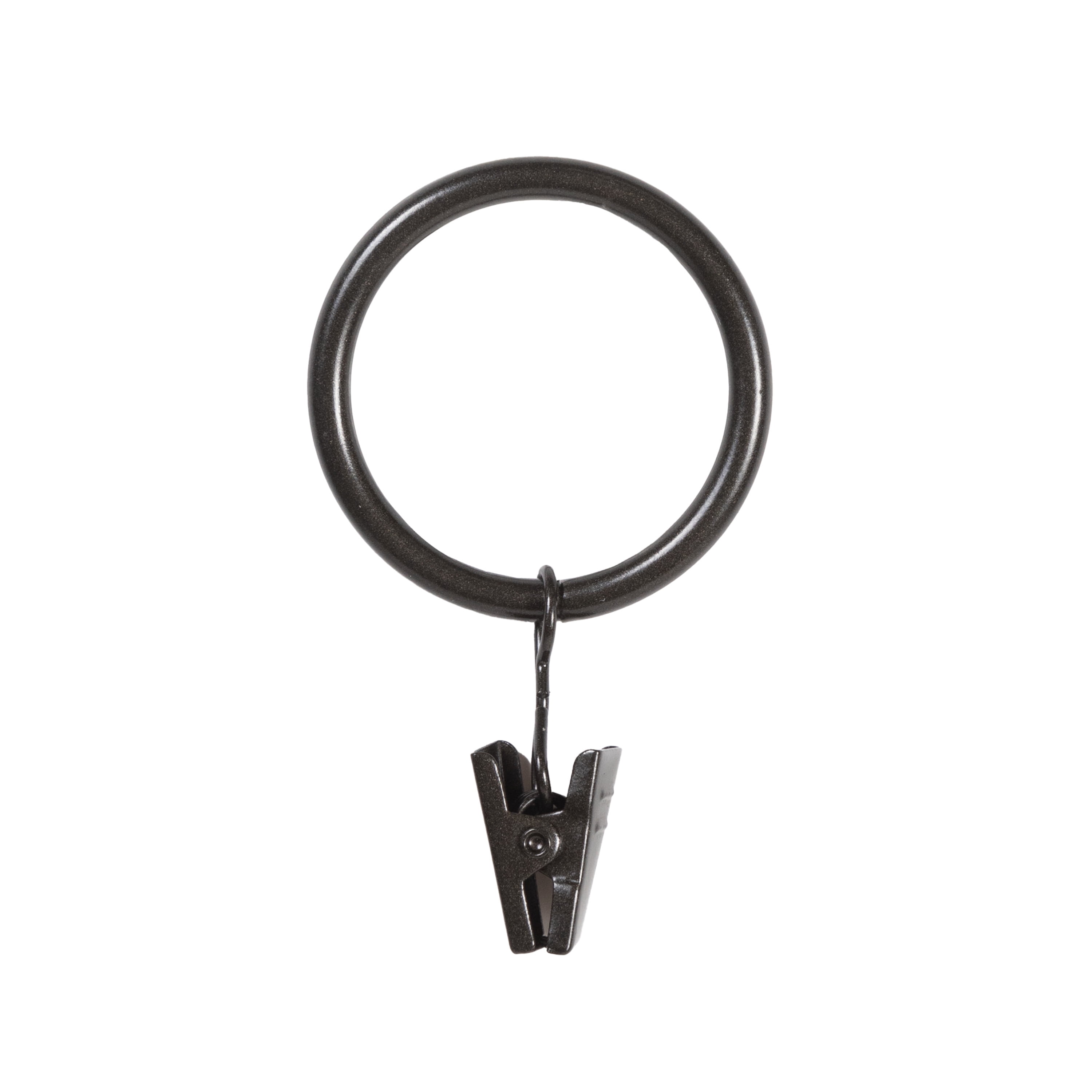 Kenney Clip Rings for 1" to 1-1/4" Diameter Curtain Rods, Oil Rubbed Bronze, Set of 14