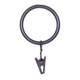 thumbnail image 1 of Kenney Clip Rings for 5/8" to 3/4" Diameter Curtain Rods, Oil Rubbed Bronze, Set of 14, 1 of 5