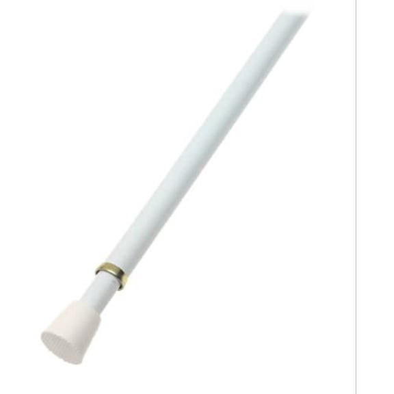 Kenney Enamel White Tension Rod 28 in. L x 48 in. L