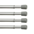 thumbnail image 1 of Kenney  Fast Fit No Tools 7/16" Spring Tension Rod, 4-Pack 28-48" - Chrome, 1 of 5