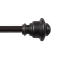 thumbnail image 1 of Kenney® Finn 5/8" Fast Fit? Easy Install Decorative Window Curtain Rod, 36-66", Weathered Brown, 1 of 11