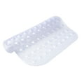 thumbnail image 1 of Kenney® Inside the Shower Vinyl Bubble Bath Mat with Suction Cups and Drain Holes, 30.75" L x 15.25" W, Clear, 1 of 6