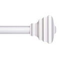 thumbnail image 1 of Kenney® Jayden 3/4" Fast Fit™ Easy Install Decorative Window Curtain Rod, 42-120", Brushed Nickel, 1 of 6