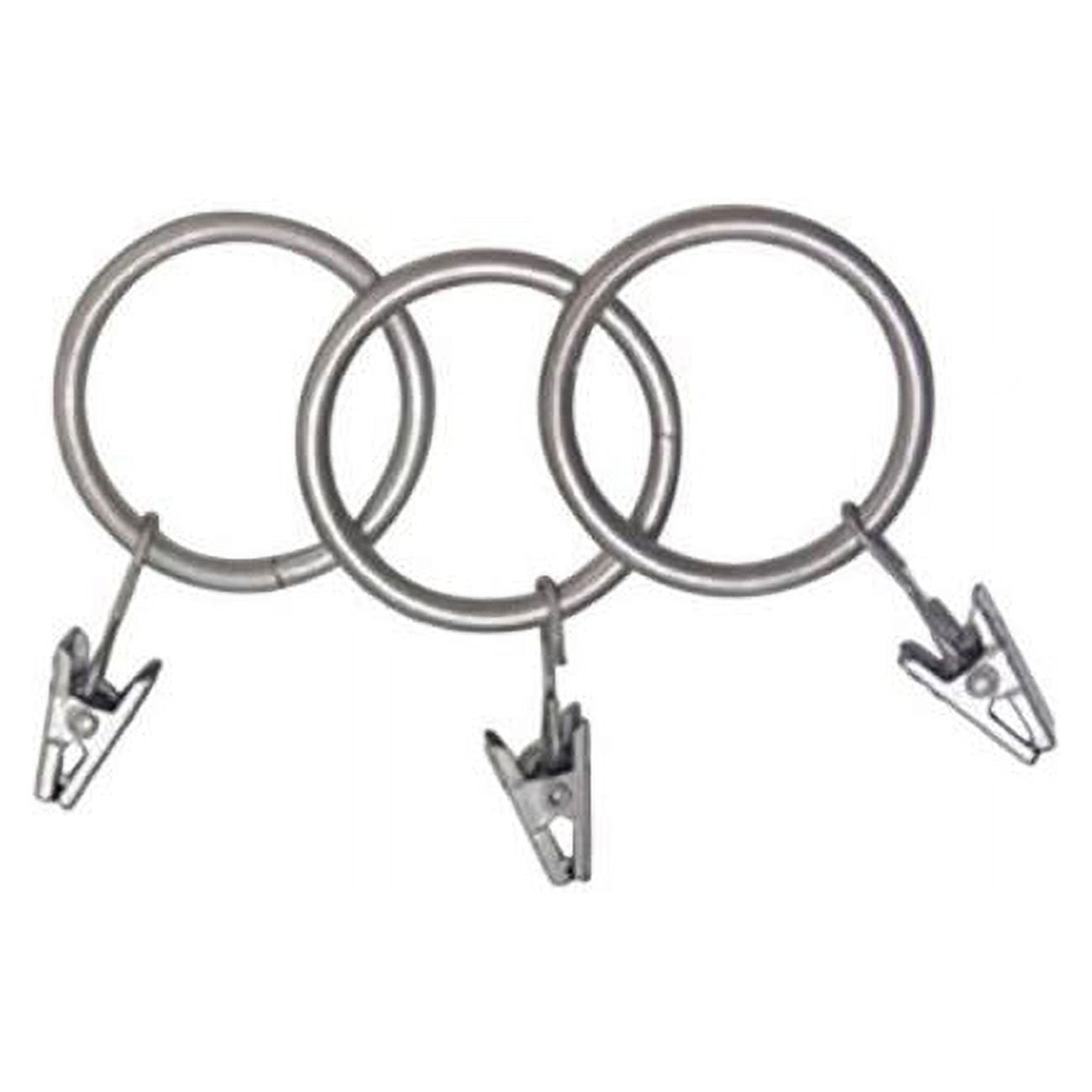 Kenney KN85203 Curtain Ring Clips,Pewter