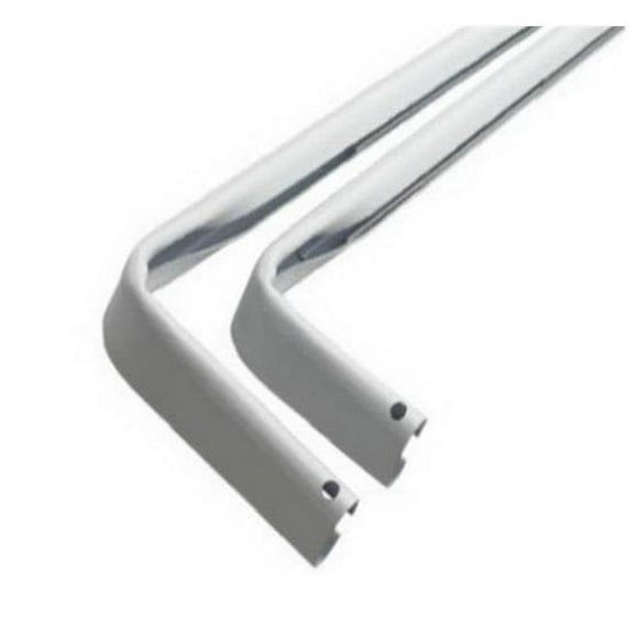 Kenney KNL539Double Curtain Rod, 28"-46", White