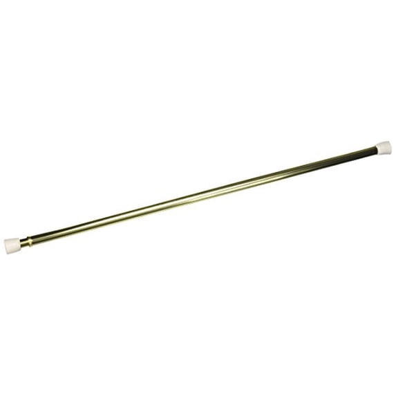 Kenney KNL606-3 18-28 in. Spring Tension Rod - Brass