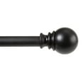 thumbnail image 1 of Kenney Layla 30-84" Value Decorative Steel Adjustable Curtain Rod, 1" Dia., Black, 1 of 10