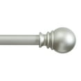 thumbnail image 1 of Kenney Layla 30-84" Value Decorative Steel Adjustable Curtain Rod, 1" Dia., Satin Silver, 1 of 10