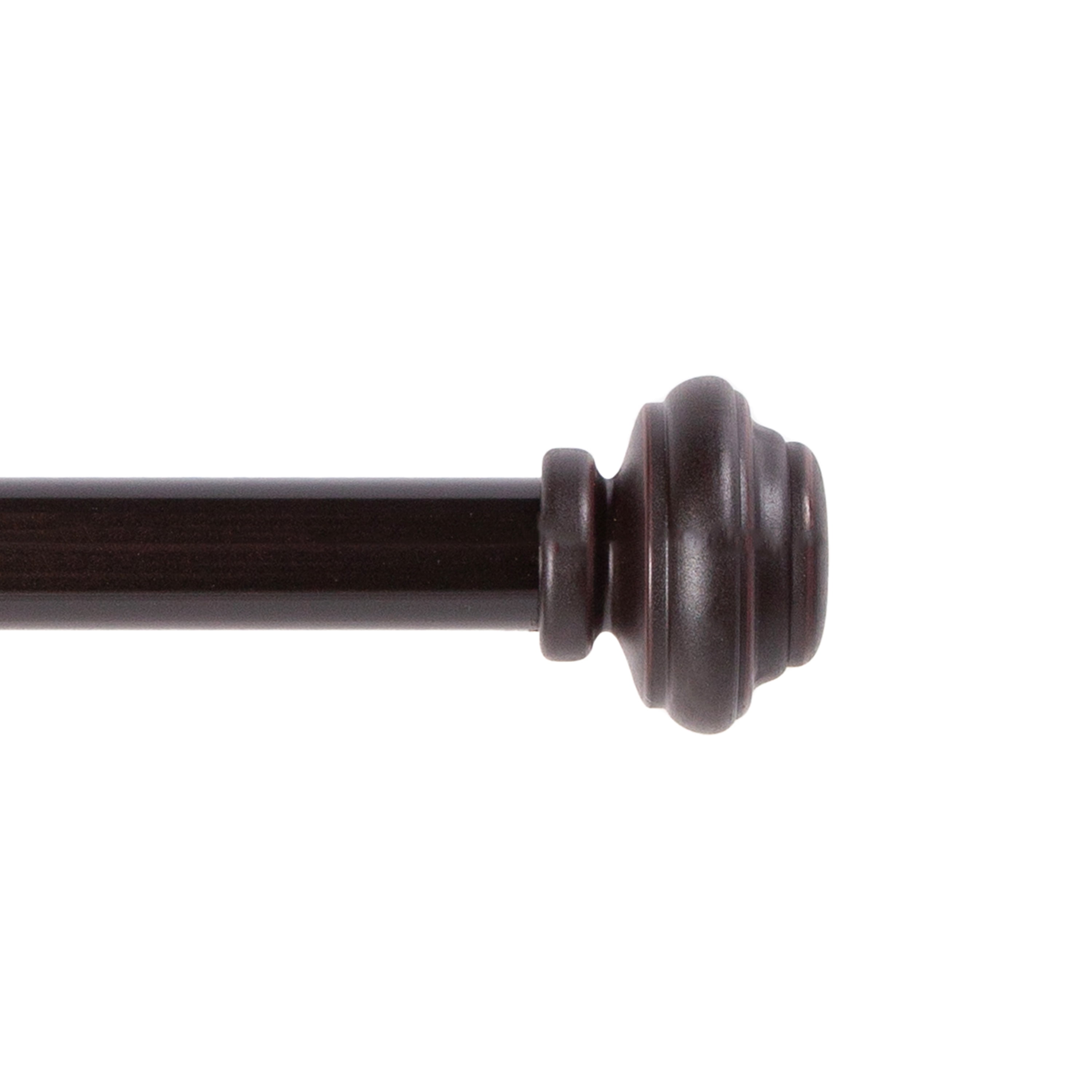Kenney Lennon Standard Steel Decorative Window Curtain Rod, 28-48 ...