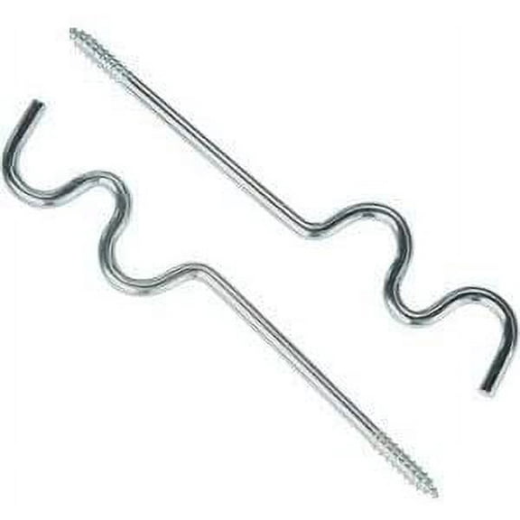 Kenney Manufacturing KN879-11 Double Center Curtain Rod Support Bracket Hook44; Pack of 2