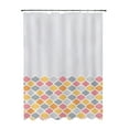 thumbnail image 1 of Kenney Medium Weight Decorative PEVA Shower Curtain Liner, 70" W x 72" H, Ashley, 1 of 5