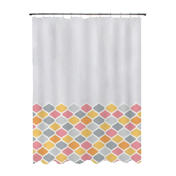 Kenney Medium Weight Decorative PEVA Shower Curtain Liner, 70" W x 72" H, Ashley