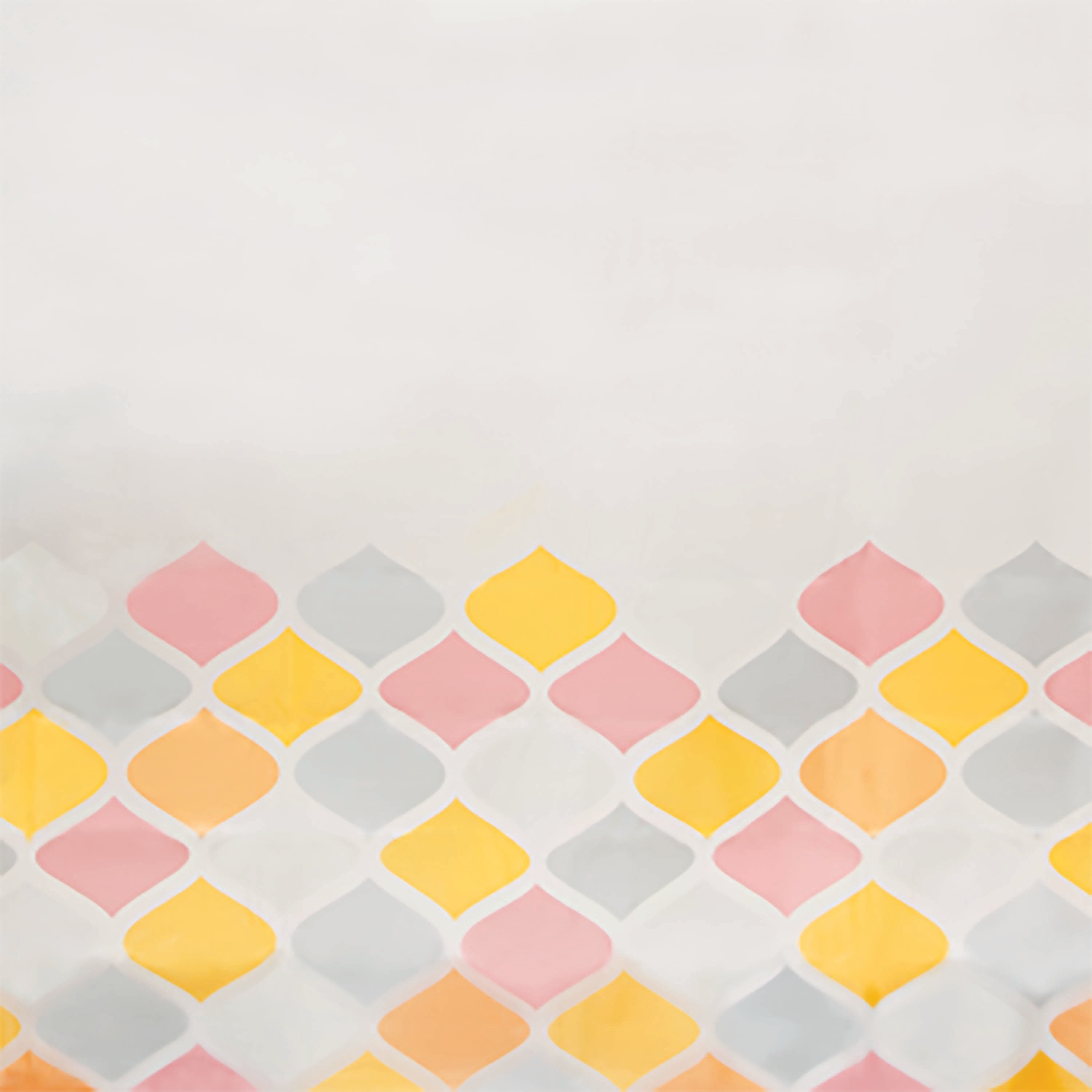 Kenney® Medium Weight Decorative PEVA Shower Curtain Liner, 70" W x 72