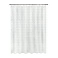 thumbnail image 1 of Kenney Medium Weight Decorative PEVA Shower Curtain Liner, 70" W x 72" H, Geometric Frost, 1 of 5