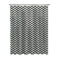 thumbnail image 1 of Kenney Medium Weight Decorative PEVA Shower Curtain Liner, 70" W x 72" H, Step Up Chevron, 1 of 5