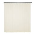 thumbnail image 1 of Kenney® Medium Weight PEVA Shower Curtain Liner and Beaded Roller Ring Set, 70" W x 72" H, Cream, 1 of 8