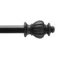 thumbnail image 1 of Kenney Othello 1/2" Petite Cafe Decorative Window Curtain Rod, 48-86", Black, 1 of 4
