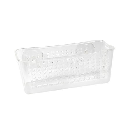 Kenney Plastic Suction Cup Basket Shower Caddy, Clear