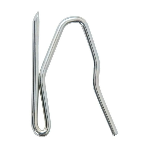 Kenney Pointed Top Pin-on Hooks, Set of 14, Silver