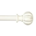 thumbnail image 1 of Kenney Rachel 5/8" Standard Decorative Window Curtain Rod, 28-48", Antique White, 1 of 12