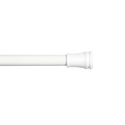 Kenney® Rogers 5/8" Twist & Fit No Tools Adjustable Tension Window Curtain Rod, 28-48", White