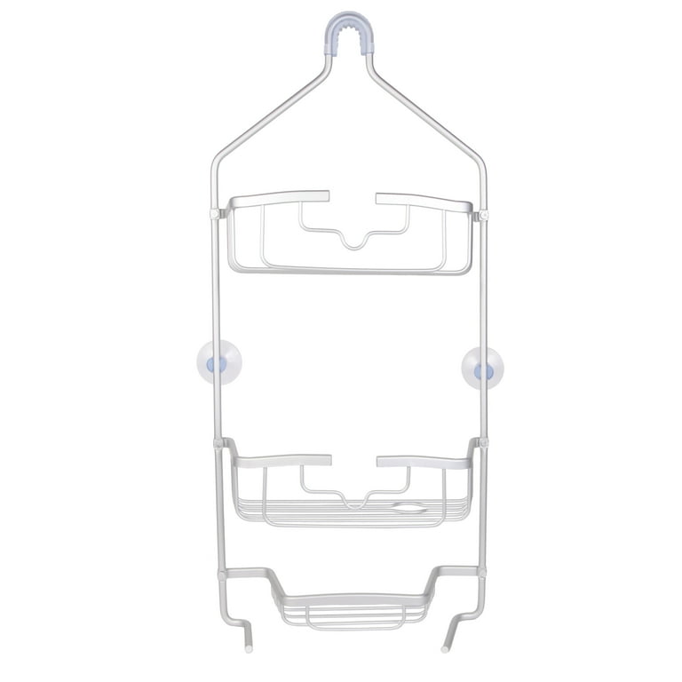 Kenney 25-in H Aluminum Matte Grey Hanging Shower Caddy Kenney 25-in H Aluminum Matte Grey Hanging Shower Caddy