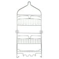 thumbnail image 1 of Kenney® Rust-Resistant Heavy Duty 3-Tier Large Hanging Shower Caddy with Suction Cups and Four Razor Holders, Chrome, 1 of 7