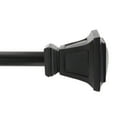 thumbnail image 1 of Kenney Seville 5/8" Standard Decorative Window Curtain Rod, 48-86", Matte Black, 1 of 6